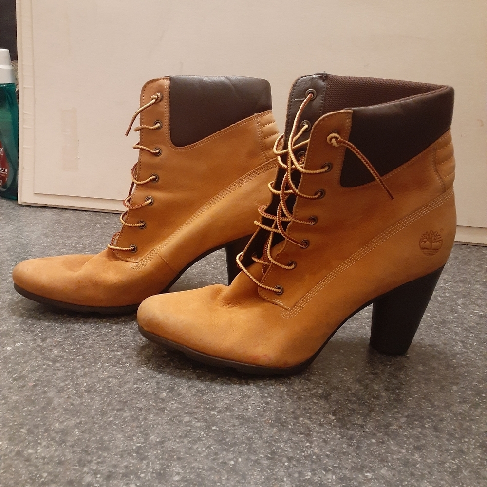 Timberland heeled boots